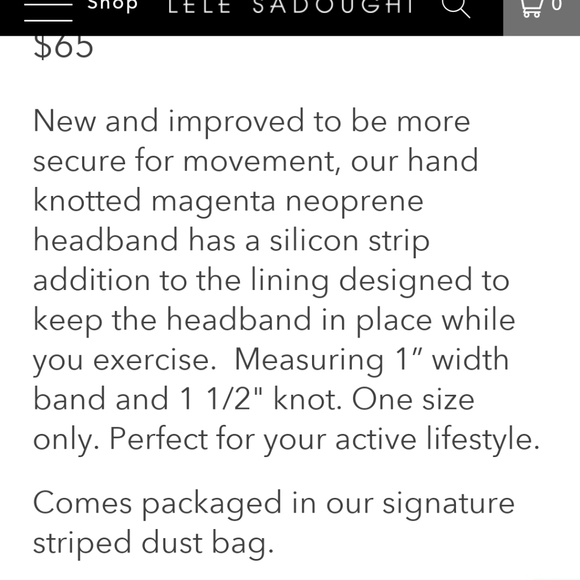 Sold...Lele head bands - Picture 2 of 2